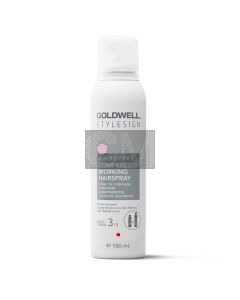 Goldwell StyleSign Compressed Working Hairspray 150ml - Laque Flexible