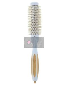 ILU Bamboo Styling Brush True Blue - Brosse Ronde en Bambou Écologique