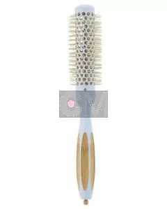 ILU Bamboo Styling Brush True Blue - Brosse Ronde en Bambou Écologique