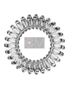 Invisibobble Power Crystal Clear - Élastique Extra-Fort pour Cheveux Épais