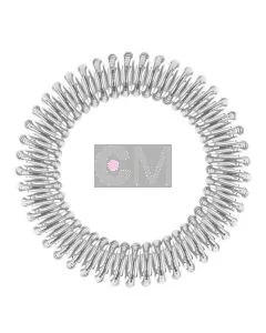 Invisibobble Slim Chrome Sweet Chrome - Élastique Spirale Sans Trace