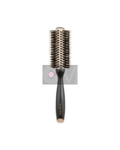 Kashoki Brosse Ronde en Bois ø 22 mm - Précision & Volume pour Cheveux Courts