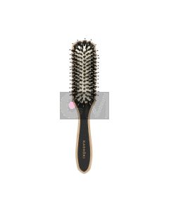 Kashoki Wooden Slim Brush – Brosse Fine en Bois de Hêtre pour Coiffage de Précision