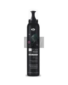 Lisap ReFoam Black 200ml - Mousse Coiffante Volume et Brillance Couleur