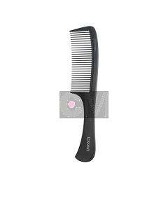 Lussoni Handle Comb 400 - Peigne Professionnel Antistatique à Manche Ergonomique