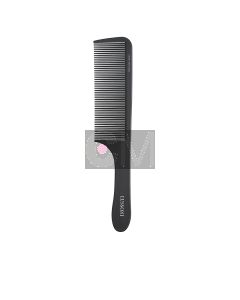 Lussoni Handle Comb 406 – Peigne à Manche Professionnel à Dents Fines pour Cheveux Fins