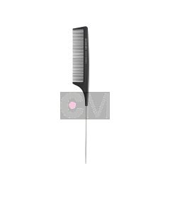 Lussoni Pin Tail Comb 300 – PeigneQueue de Rat Professionnel à Mèche Métallique