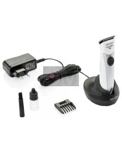 Moser ChroMini Pro White - Tondeuse Professionnelle Barbe et Cheveux Sans Fil