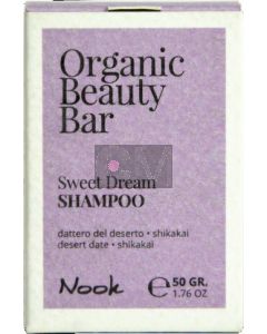 Nook Organic Beauty Bar Sweet Dream - Shampoing Solide Cheveux Secs et Traités 50g
