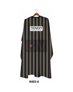 Novon Professional Cape Blackline Stripes 2 - N403 6 - Pèlerine de Coiffure Professionnelle Imperméable