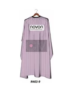 Novon Professional Cape Colour Line Red - N403 9 - Pèlerine de Coiffure Professionnelle
