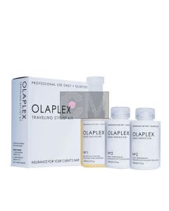OLAPLEX Travelling Stylist Kit - Système de Reconstruction Professionnelle No.1 & No.2