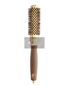 Olivia Garden Expert Blowout Shine 25/40 mm Or & Marron – Brosse Ronde Professionnelle