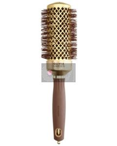 Olivia Garden Expert Blowout Shine 45/60 mm Or & Brun - Brosse Ronde Professionnelle