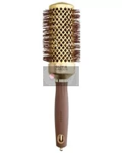 Olivia Garden Expert Blowout Shine 45/60 mm Or & Brun - Brosse Ronde Professionnelle