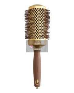 Olivia Garden Expert Blowout Shine 55/70 mm Or & Marron - Brosse Ronde Professionnelle