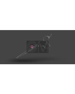 Olivia Garden SilkCut PRO Matt Black Ciseaux de Coiffure 6,50'' RH