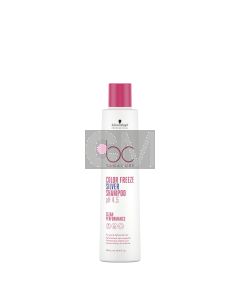 Schwarzkopf BC Color Freeze Silver Shampoo 250ml - Neutralisant Reflets Jaunes