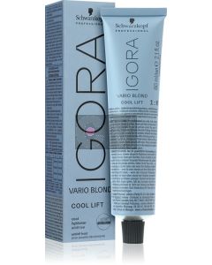 Schwarzkopf Professional Igora Vario Blond Cool Lift 60ml - Crème Éclaircissante Tons Froids