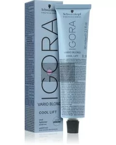 Schwarzkopf Professional Igora Vario Blond Cool Lift 60ml - Crème Éclaircissante Tons Froids
