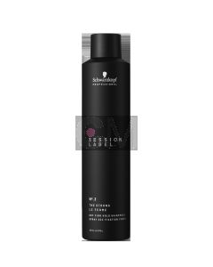 Schwarzkopf Professional Session Label The Strong Laque Fixation Forte 300ml