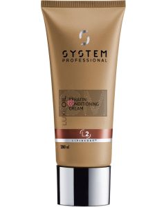 System Professional L2 Luxe Oil Keratin Conditioning Cream 200ml - Soin Luxueux à l'Huile d'Argan