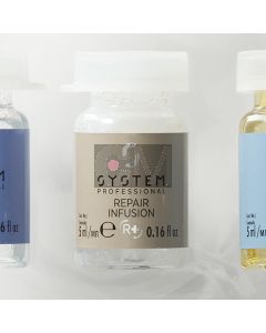 System Professional R+ Repair Infusion 20x5ml - Ampoules Réparatrices Intensives pour Cheveux Abîmés