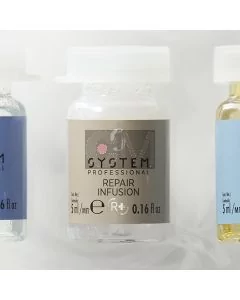 System Professional R+ Repair Infusion 20x5ml - Ampoules Réparatrices Intensives pour Cheveux Abîmés