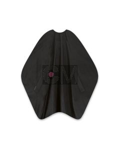 Trend Design Cutting Cape Classic Black - Pèlerine de Coupe Professionnelle 135x150cm