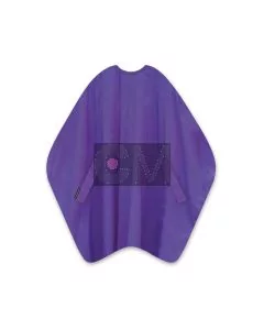 Trend Design Peignoir de Coupe Violet - Cape Professionnelle 135x150cm