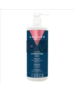 Valquer Masque Capillaire ICE Ultra Hydratant 1000ml - Effet Rafraîchissant Intense