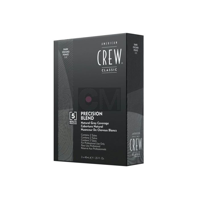 American Crew Precision Blend Dark 3x40ml - Coloration Progressive Cheveux et Barbe