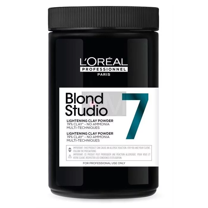 L'Oréal Professionnel Blond Studio Clay Poudre Décolorante Sans Ammoniaque 7 Tons 500g