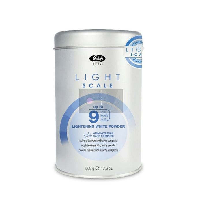 Lisap Light Scale Up to 9 - Poudre Décolorante Professionnelle 500g
